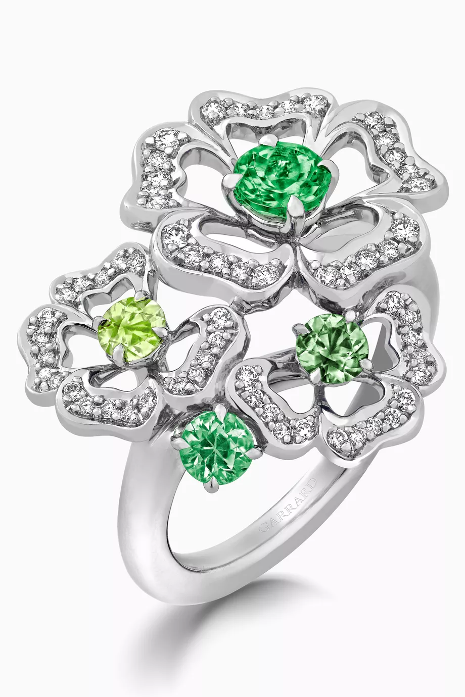 Garrard emerald shop ring