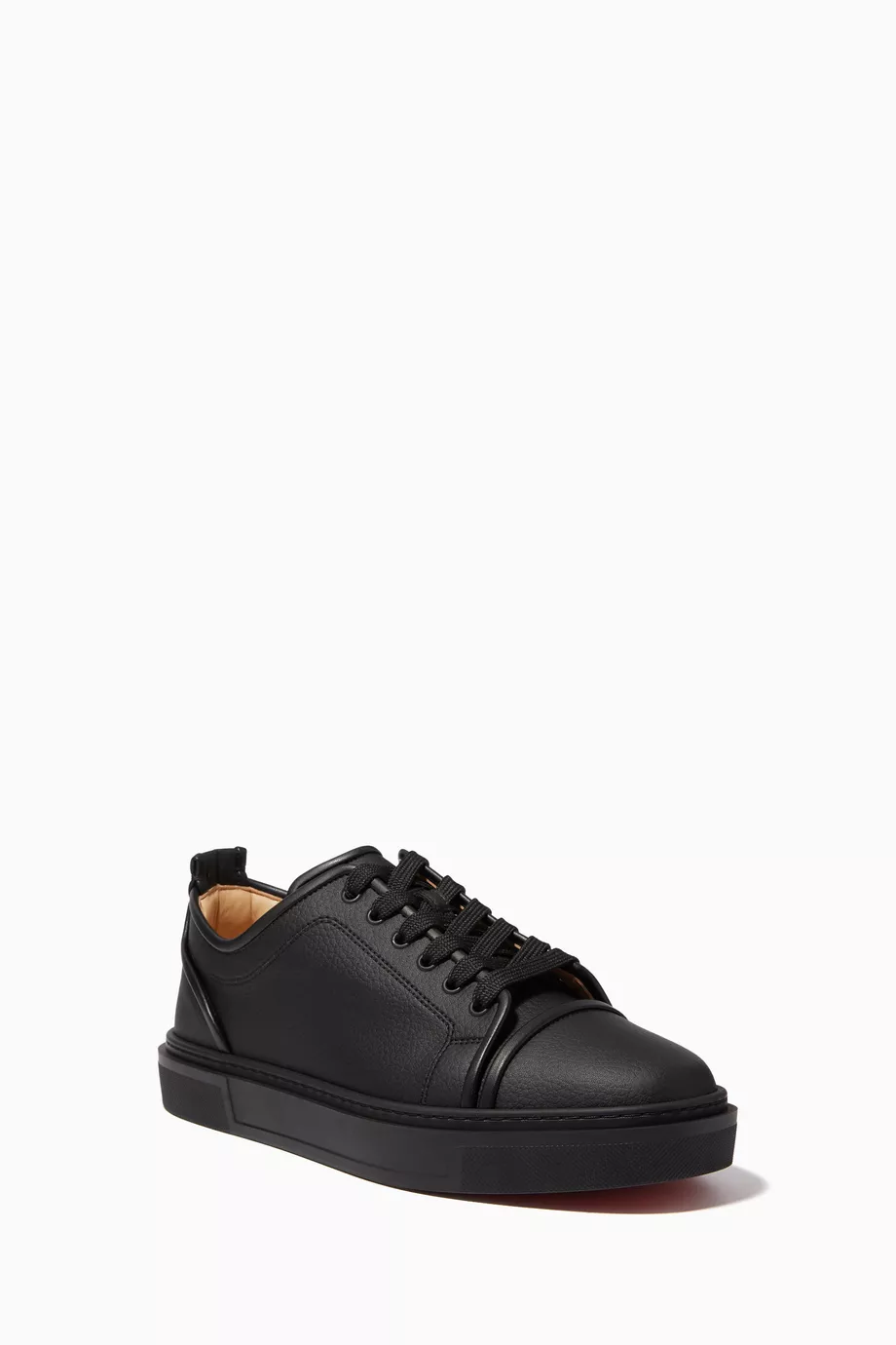 Buy Christian Louboutin Black Adolon Junior Low top Sneakers in