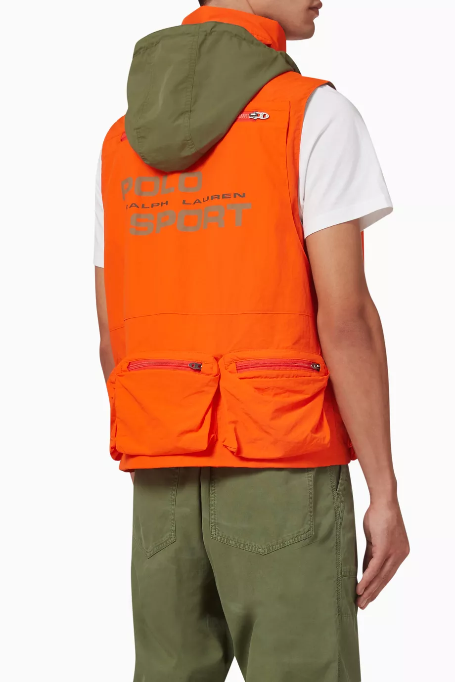 Orange polo deals vest