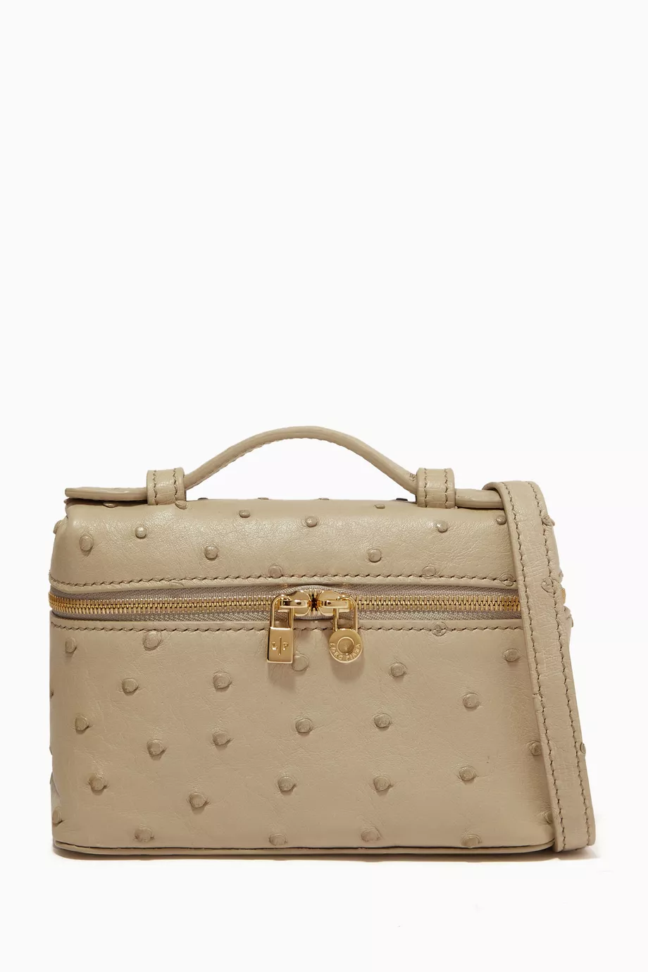 Ostrich skin sales purse