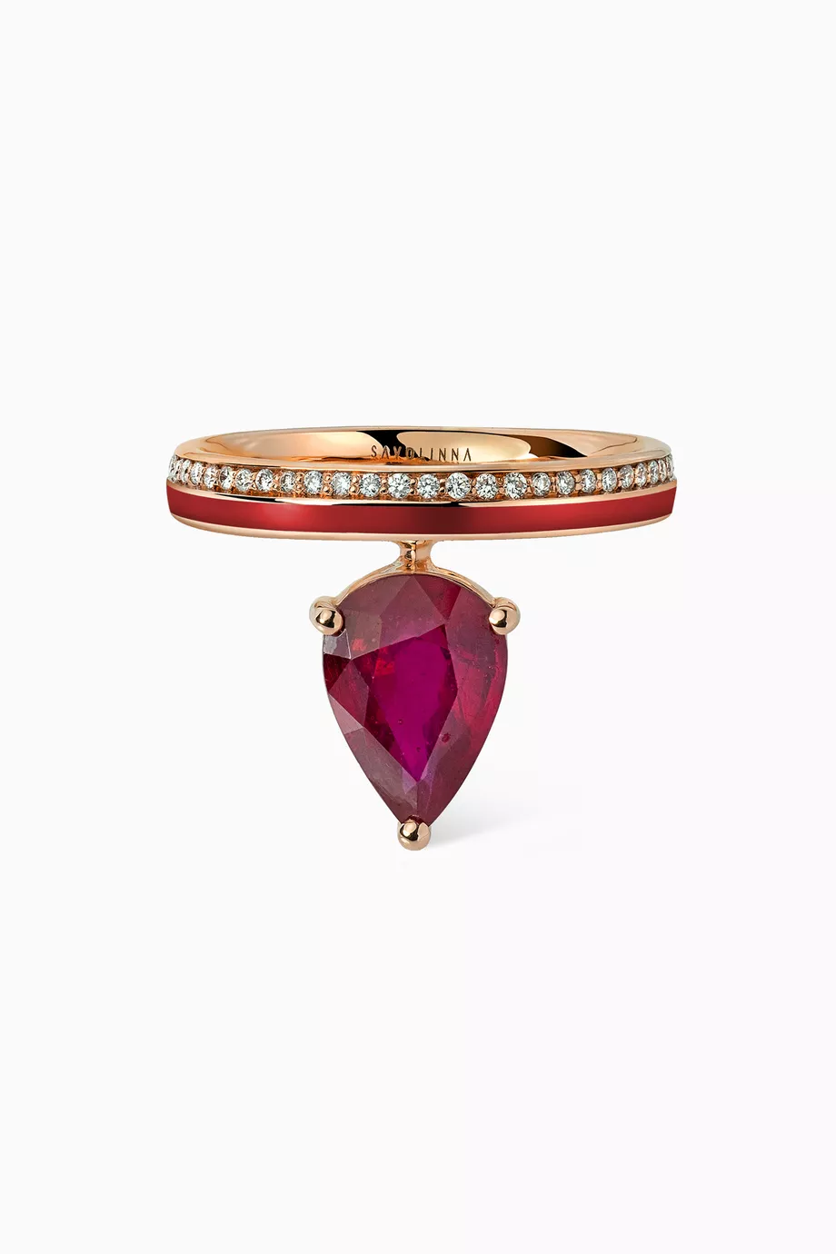 Rose gold clearance ruby ring