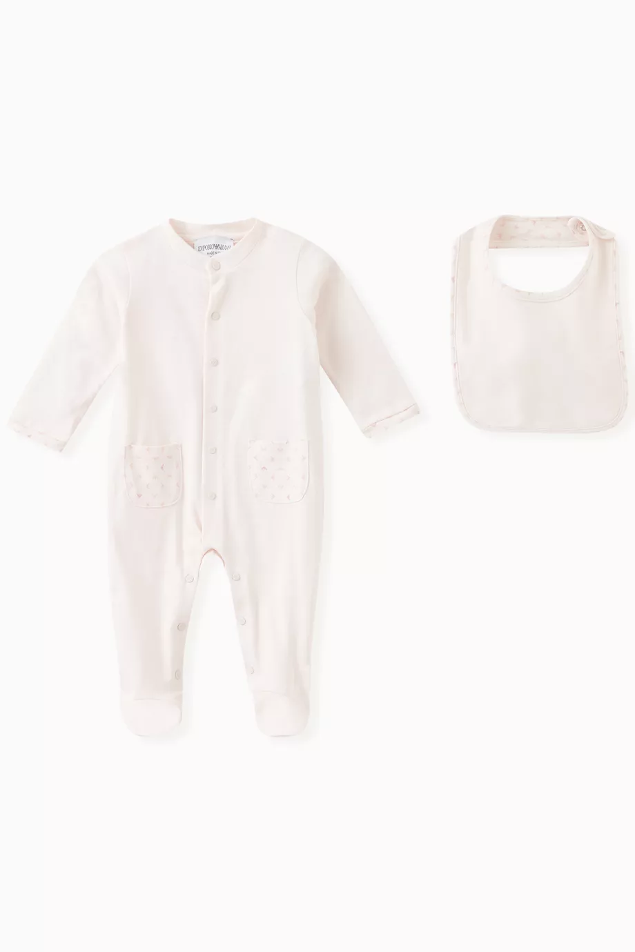 Armani baby sleepsuit hotsell