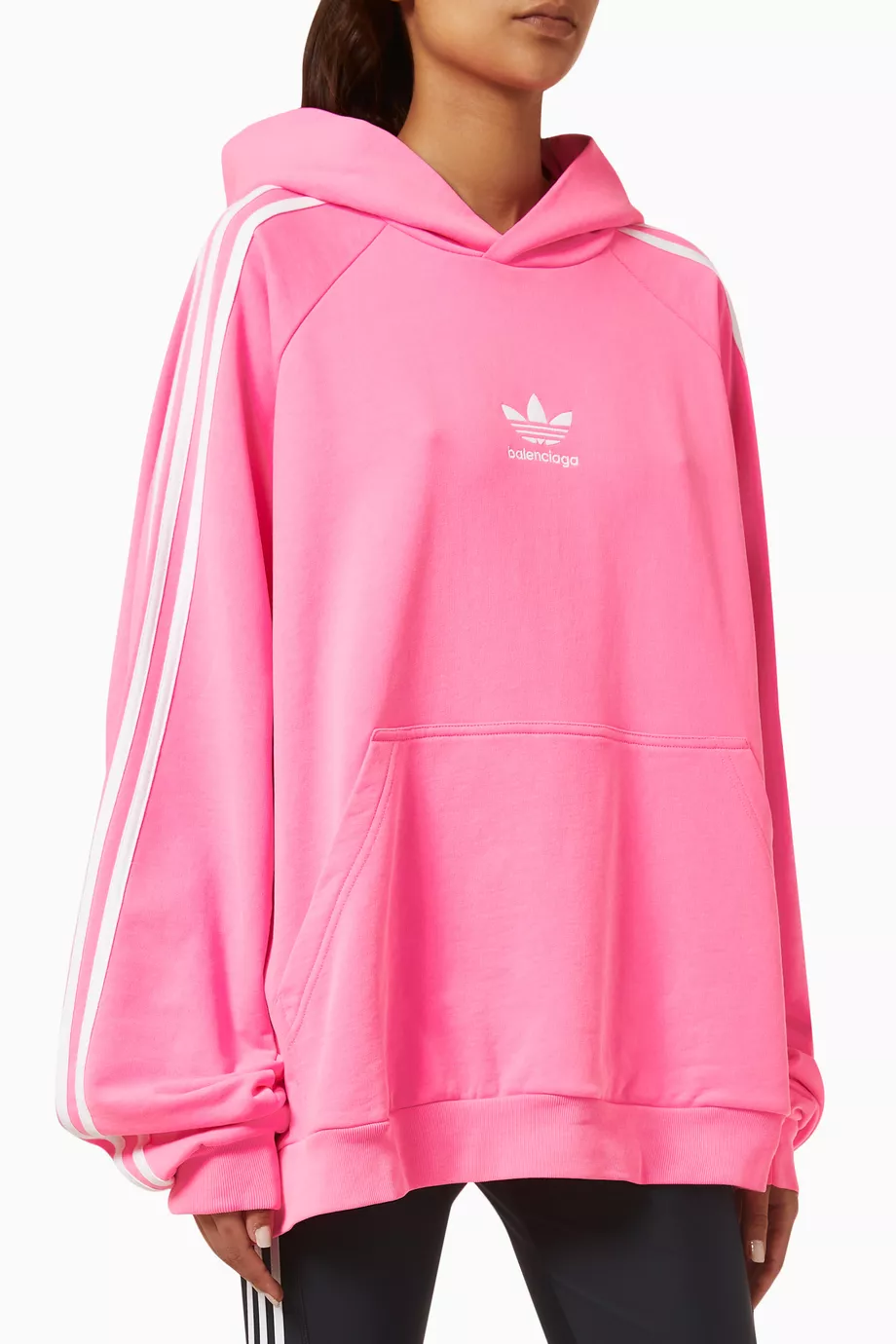 Pale pink adidas hoodie sales