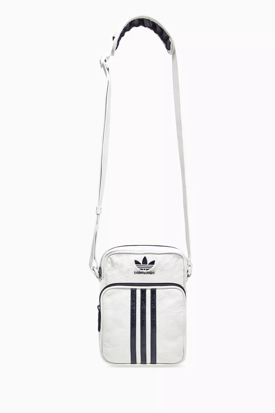 Buy Balenciaga White x Adidas Small Crossbody Messenger Bag in