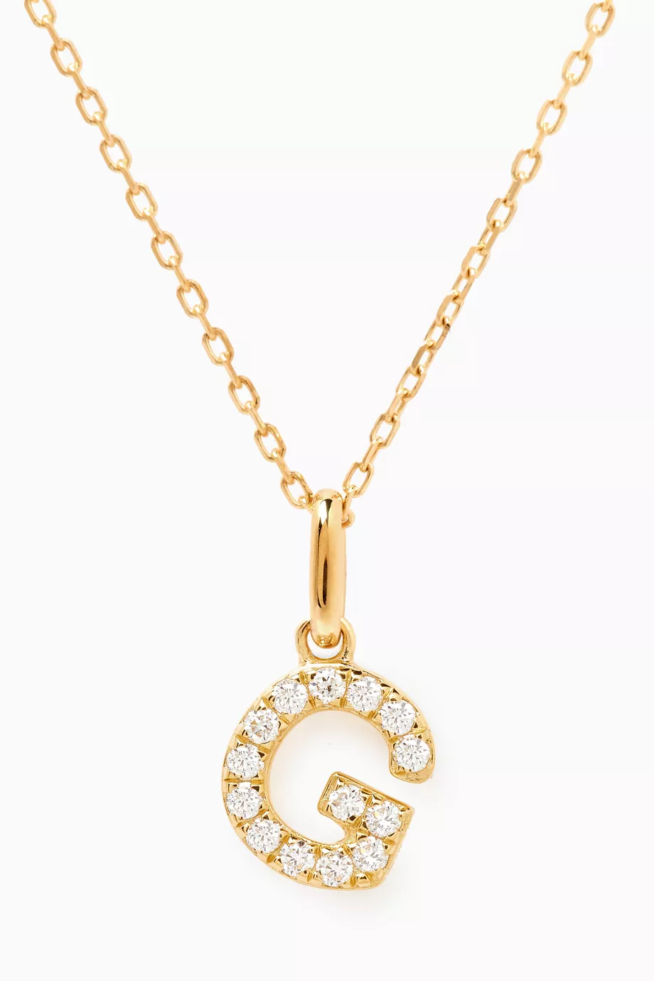 Diamond discount g necklace