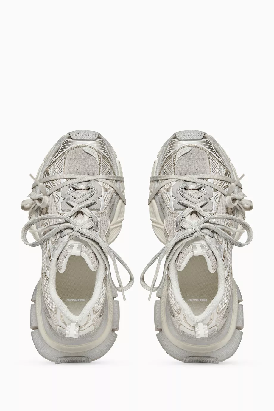 Balenciaga silver trainers hotsell