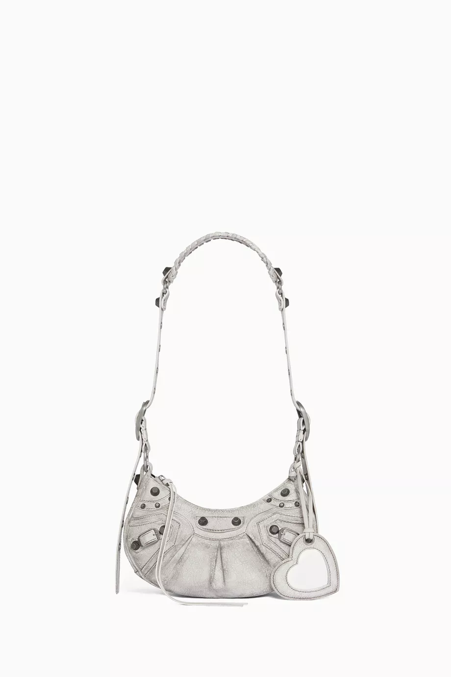 Balenciaga white shoulder bag sales