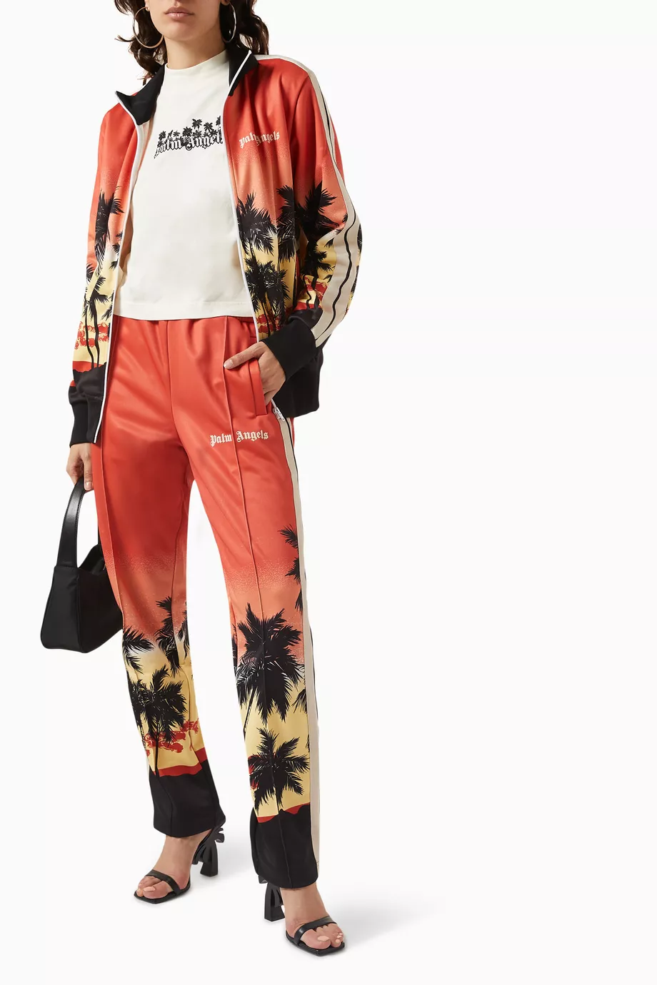 Palm angels track jacket orange hotsell