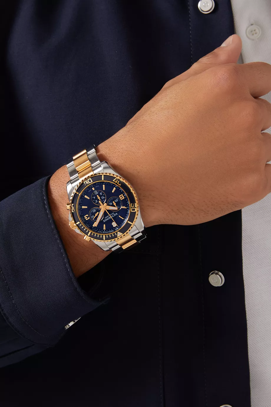 Buy Victorinox Blue Maverick Chronograph Watch for Men in UAE Ounass