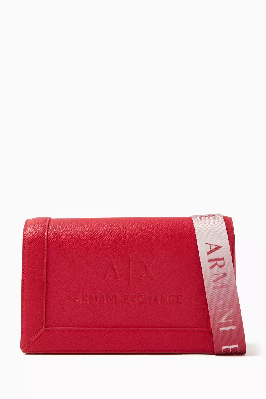 Armani exchange red bag sales