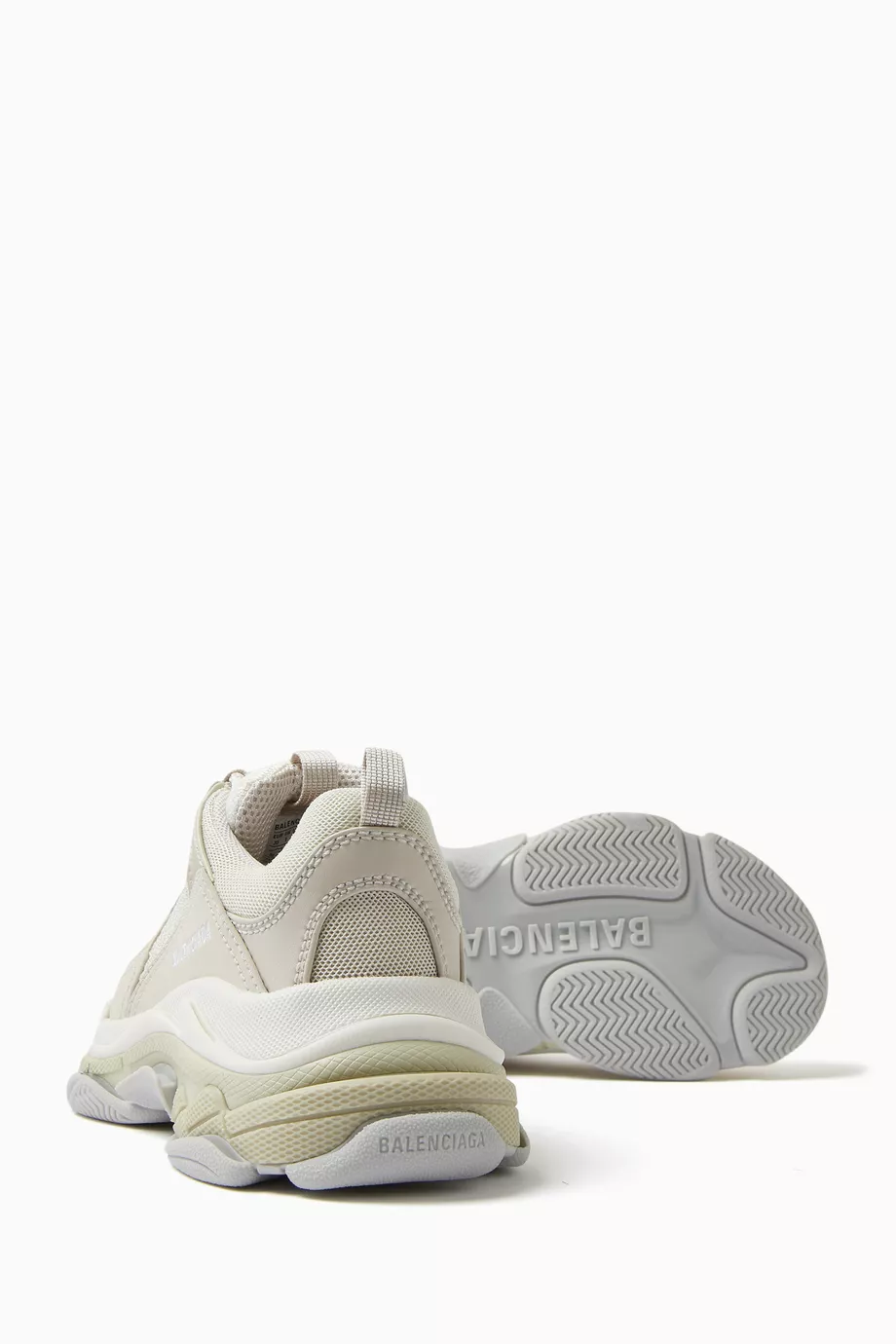 Balenciaga triple s white cream hotsell