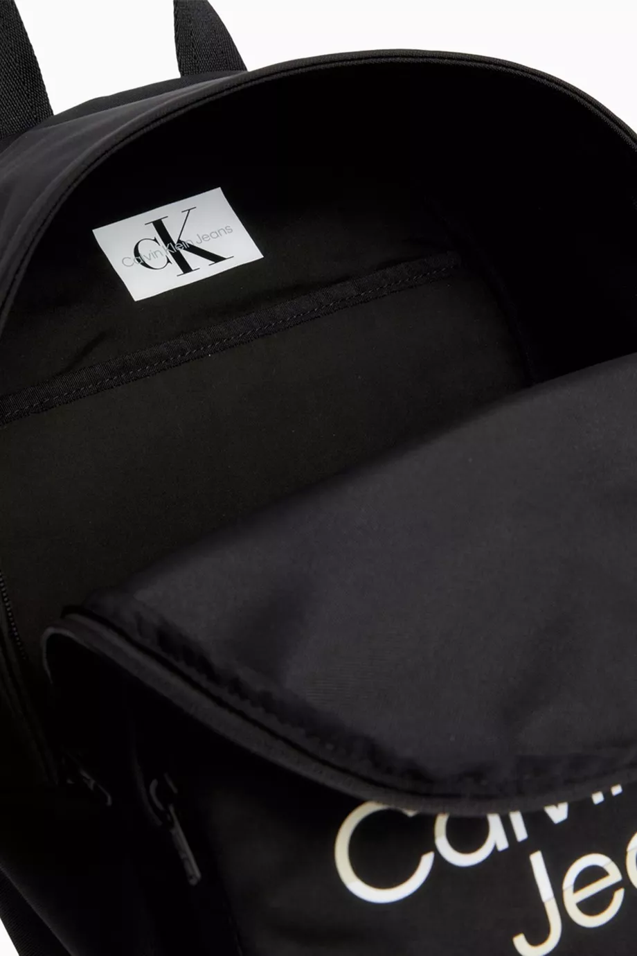 Buy Calvin Klein Black Hero Logo Backpack in Nylon for Boys in UAE