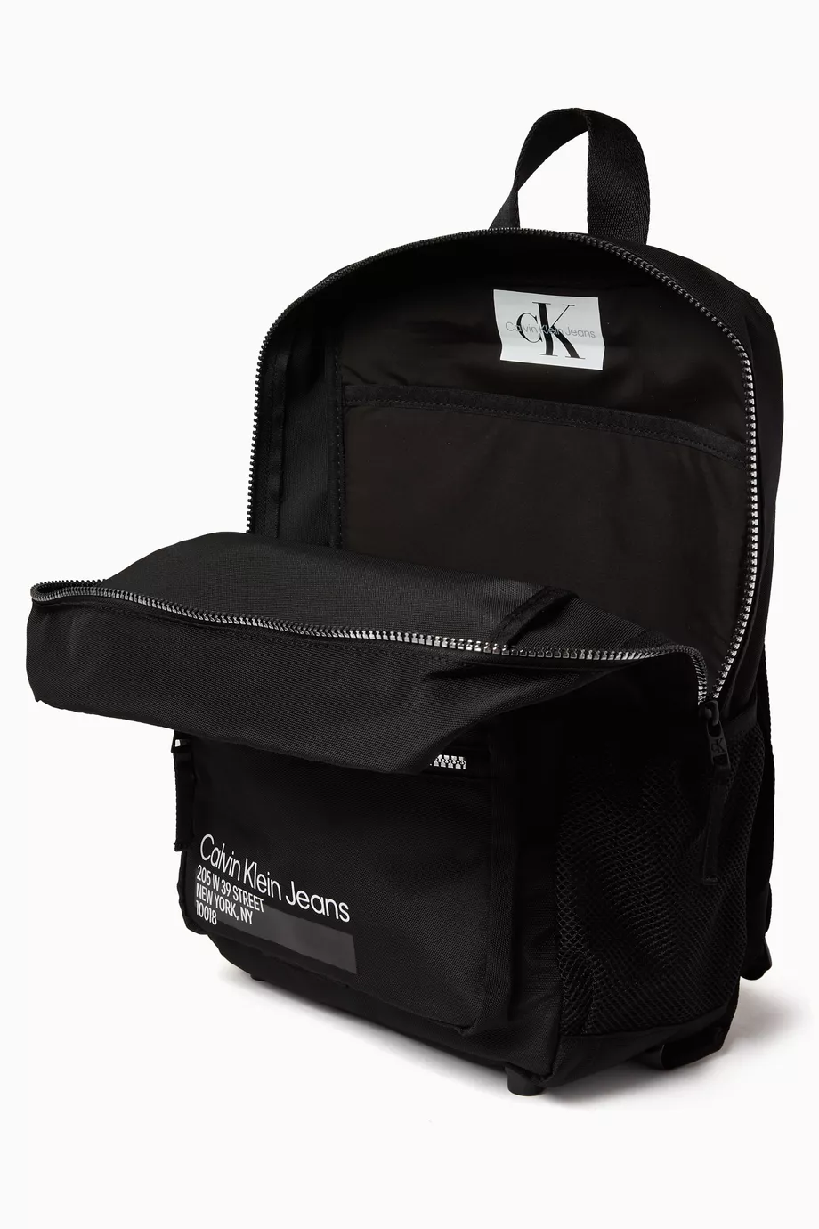 Buy Calvin Klein Black Back to School Backpack in Recycled