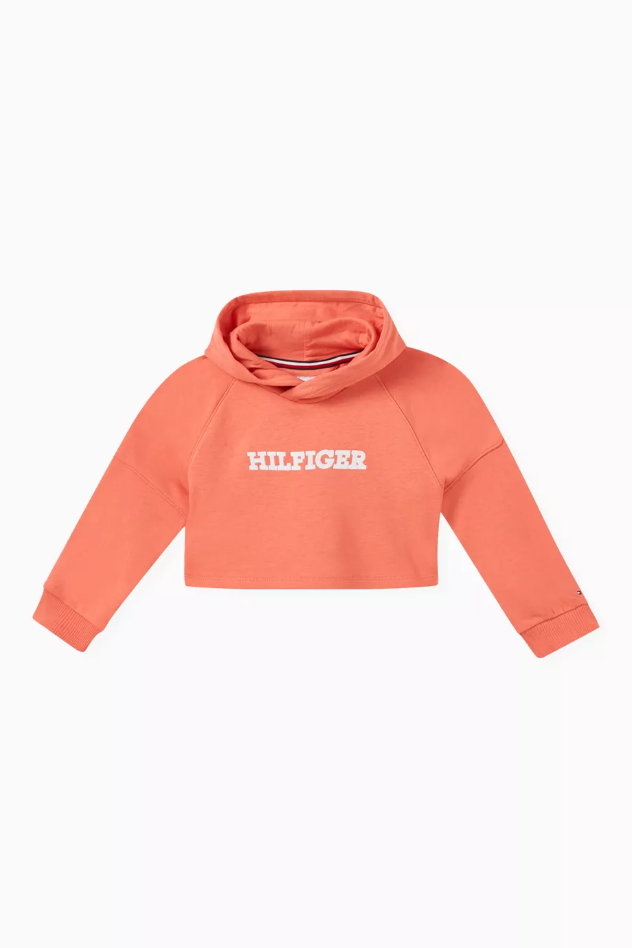 Orange tommy hilfiger hoodie top