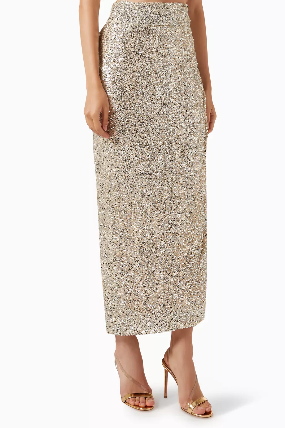 Sequin Maxi Wrap Jaspre Skirt – Never Fully Dressed