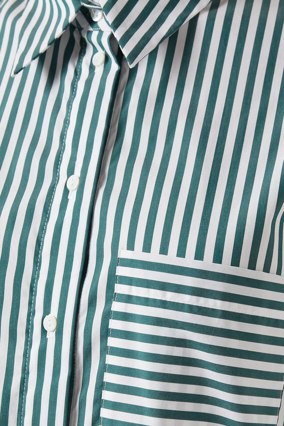 Striped 2024 green shirt