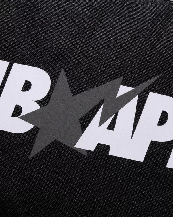 Bape black backpack hot sale
