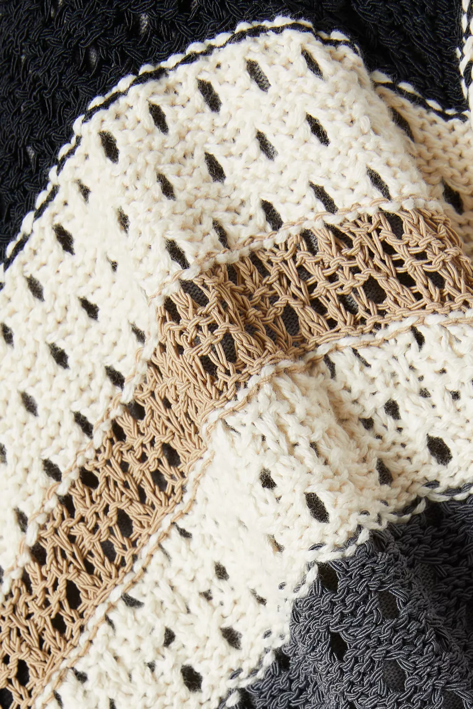 Buy Kith Black Thompson Crochet Buttondown in Cotton for Men in