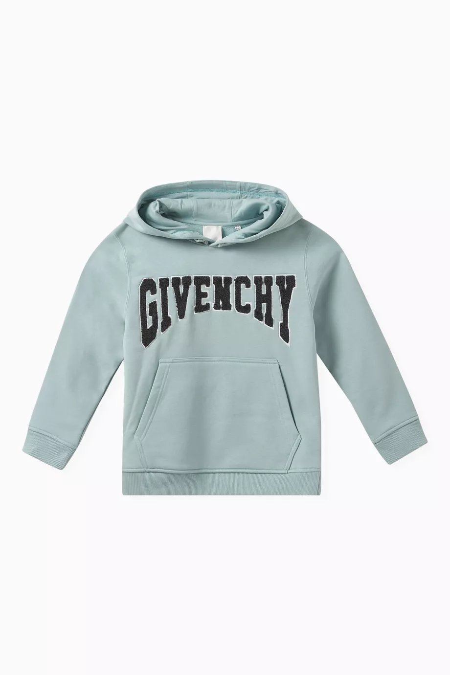 Buy Givenchy Blue Logo patch Hoodie in Cotton for Boys in UAE Ounass