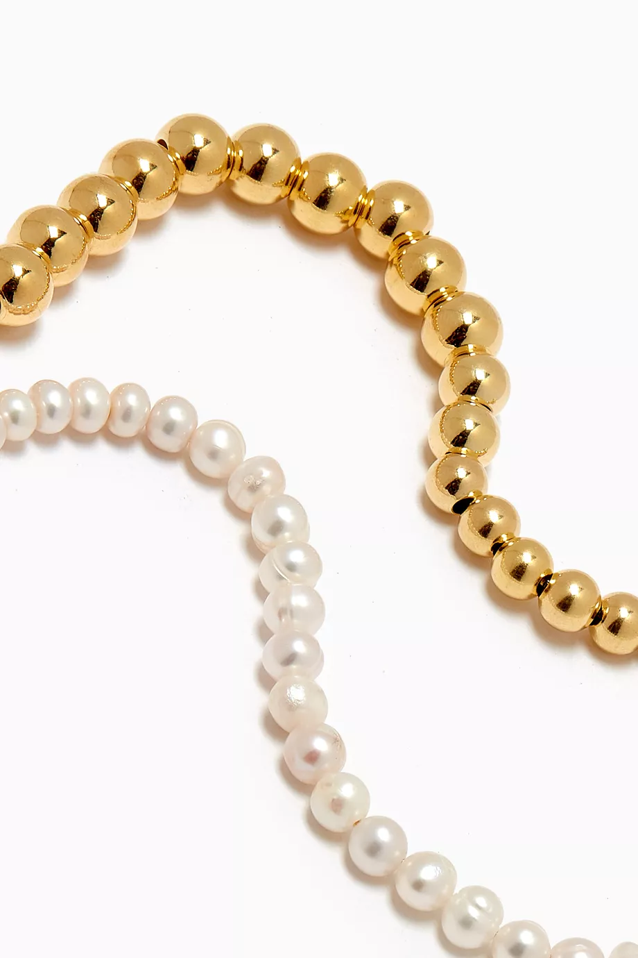 Buy Bonvo White Talon Pearl Collar Necklace in 18kt Gold plated
