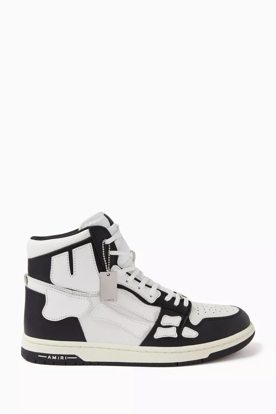 Buy Amiri Black Skeltop High top Sneakers in Smooth Leather for Men in UAE Ounass