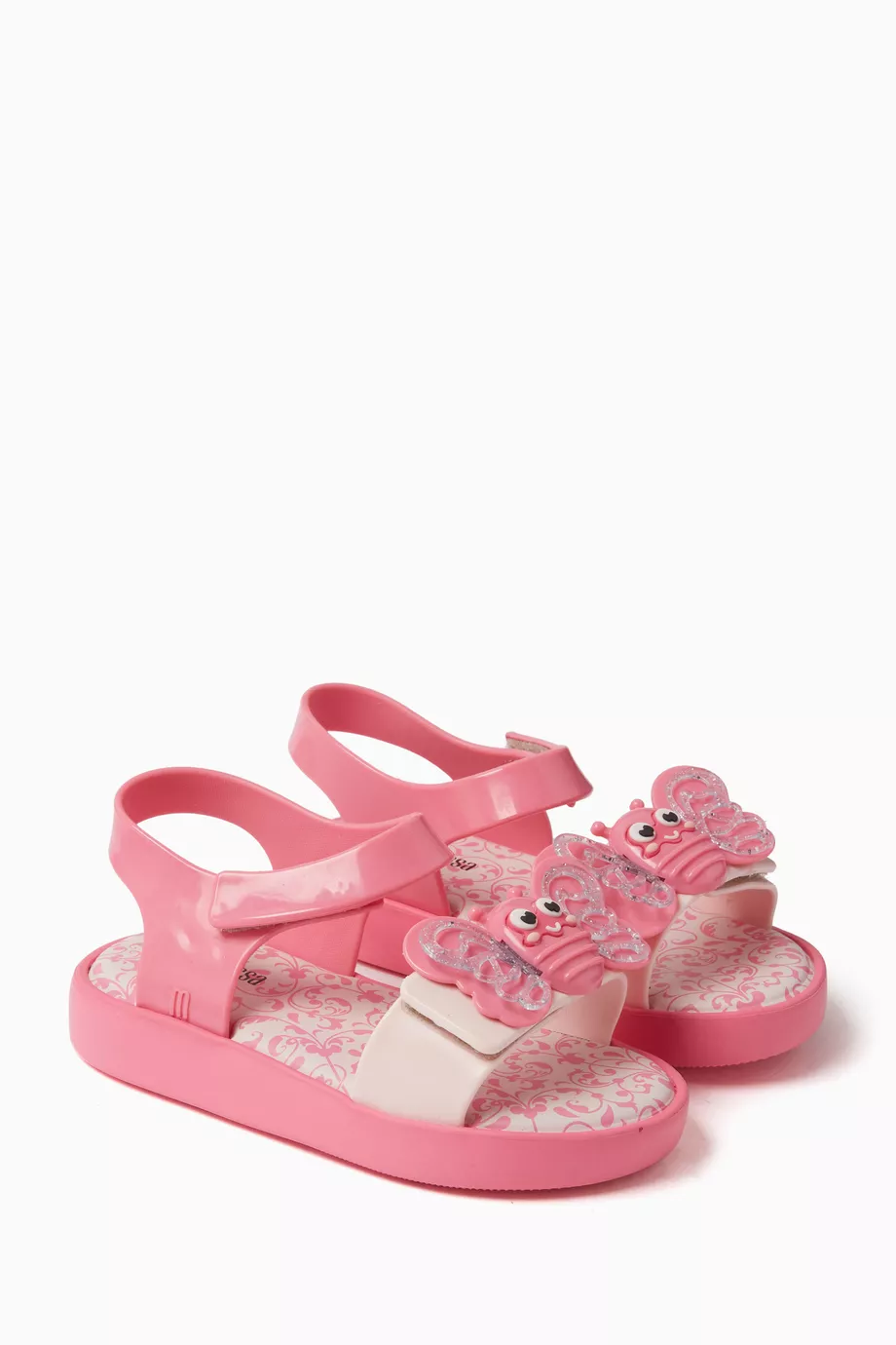 Mini melissa pink 2025 sandals