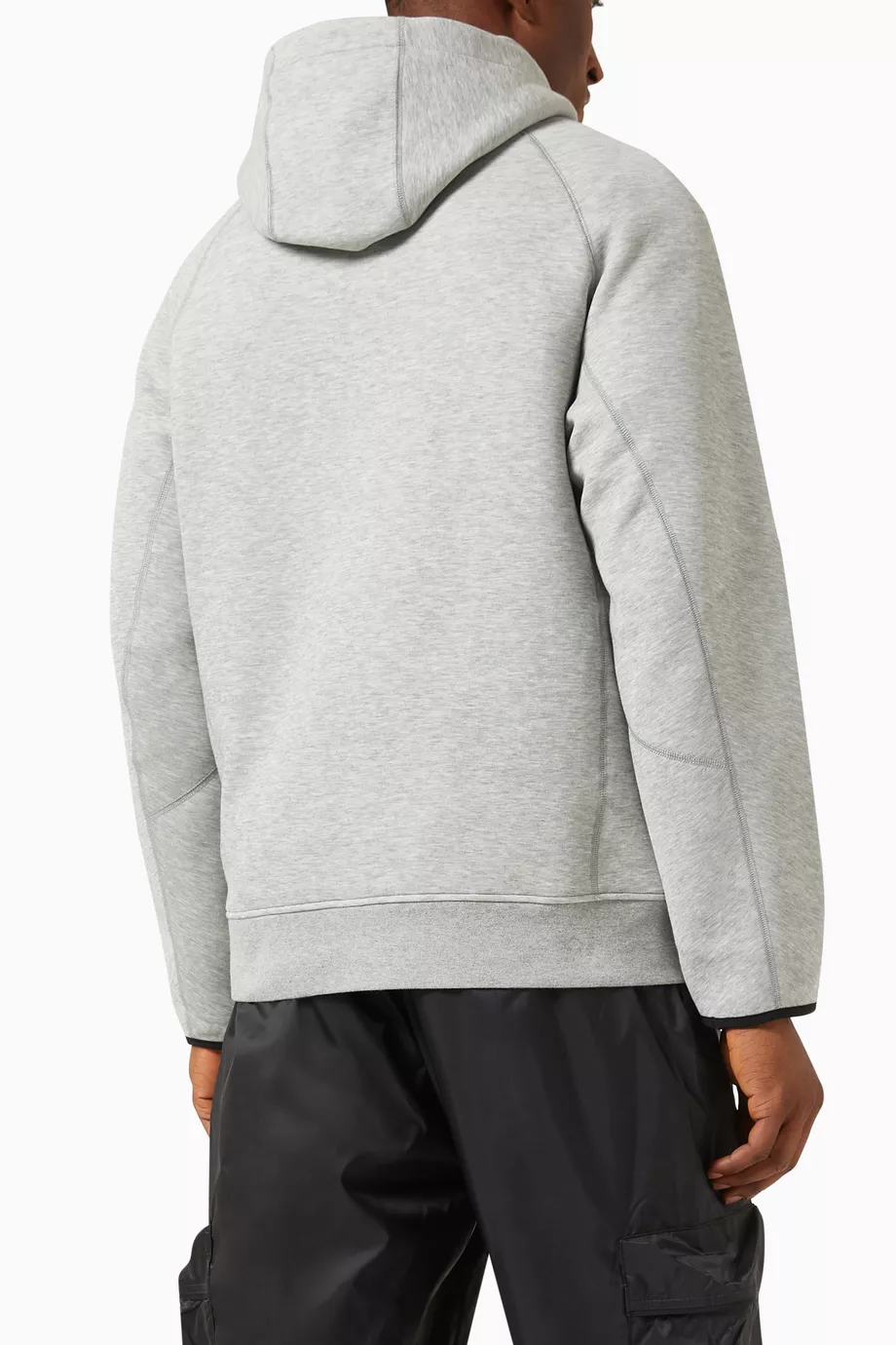 Nike grey tech fleece hoodie store