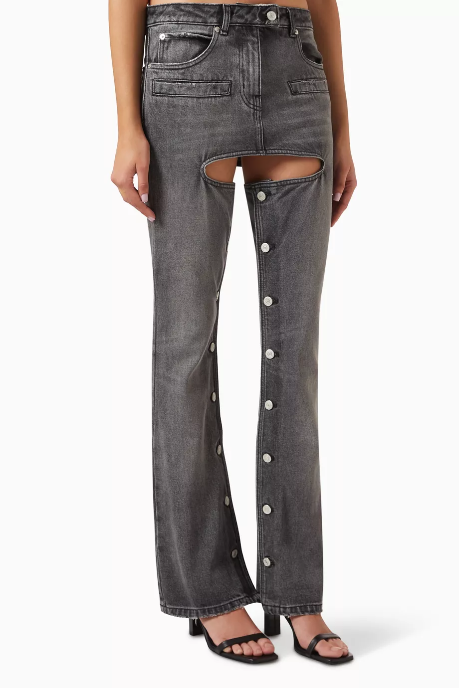 Denim chaps shop womens