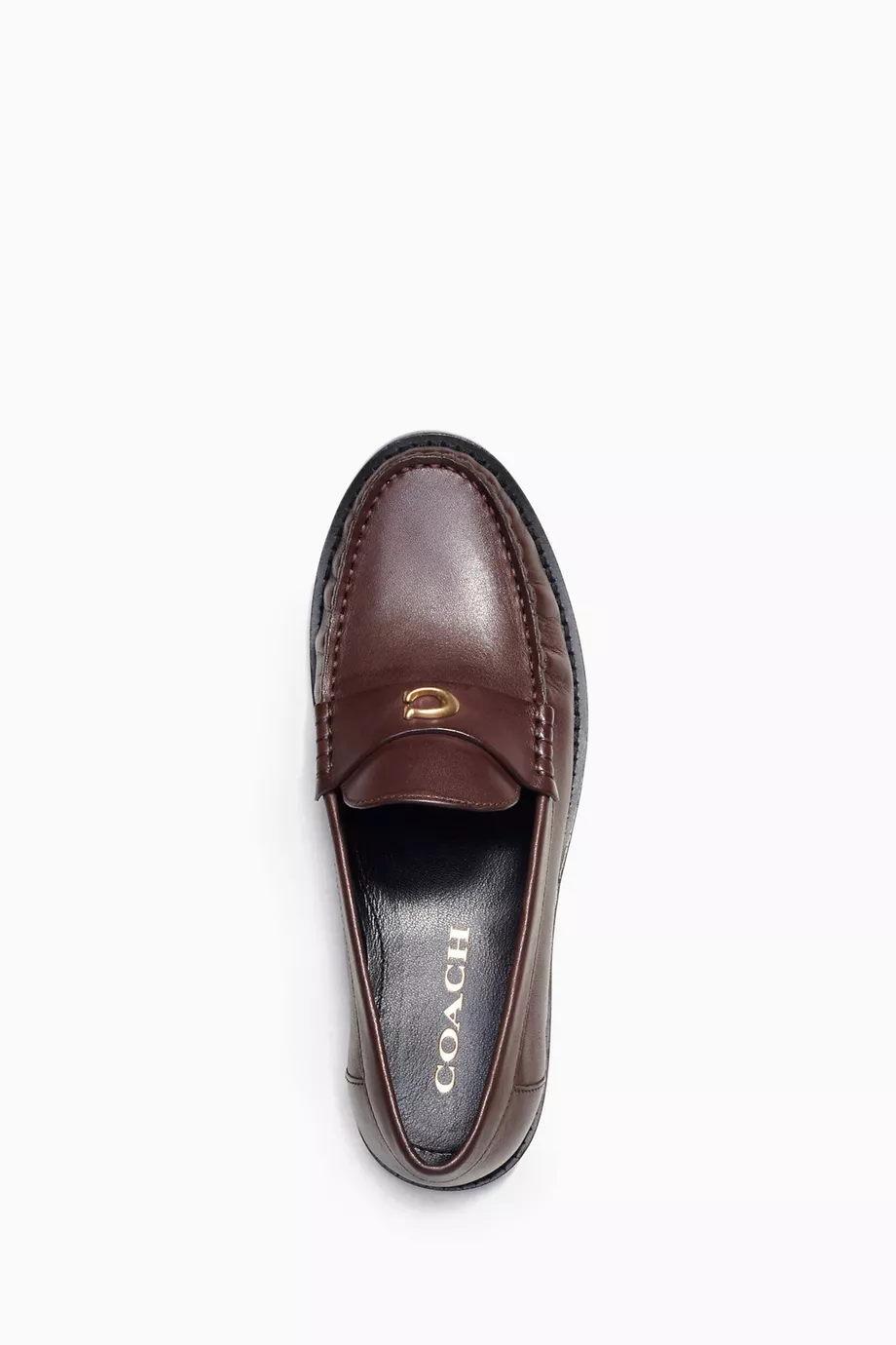Coach red loafers hot sale
