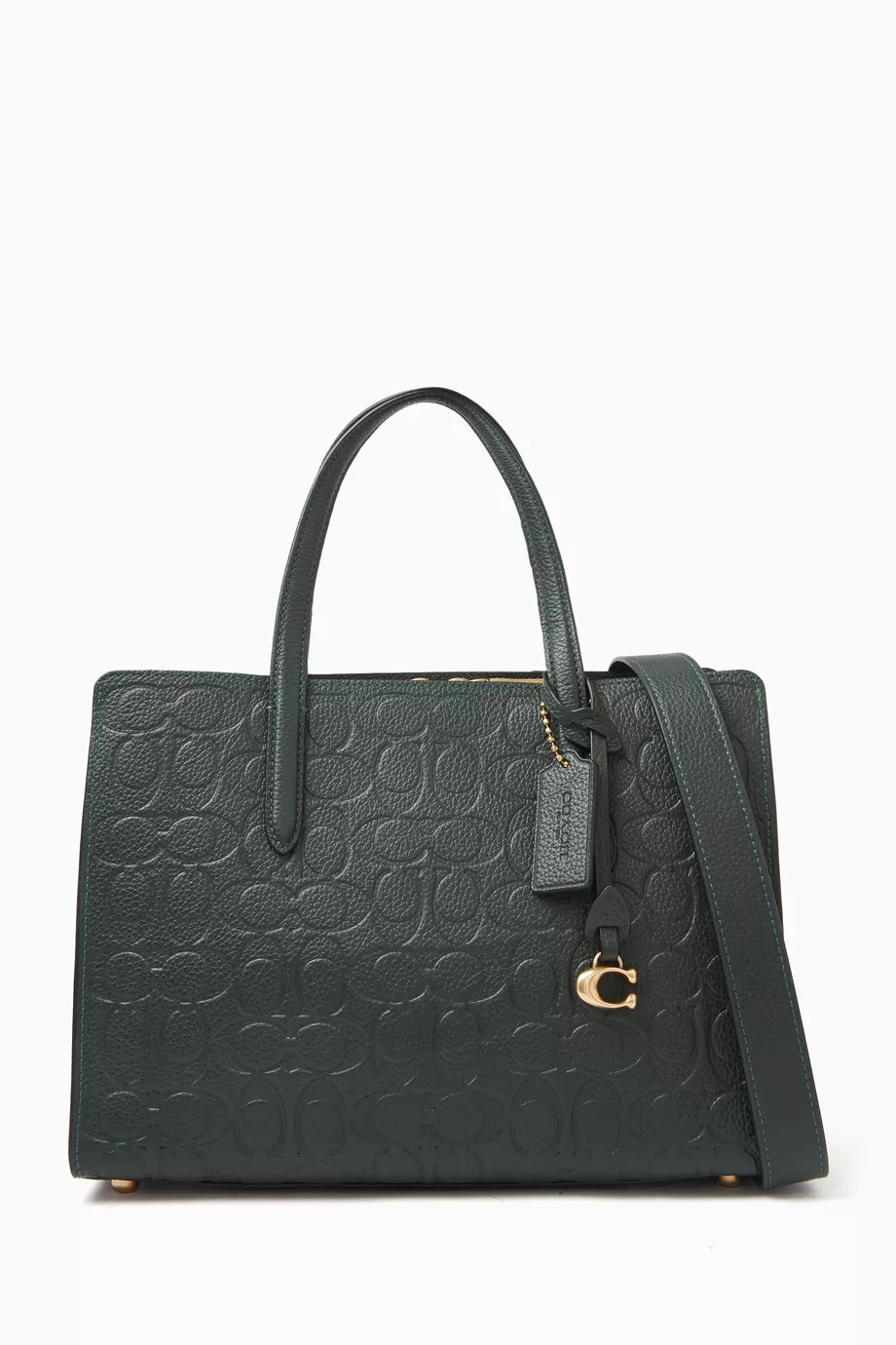 Coach charlie carryall hotsell in signature leather