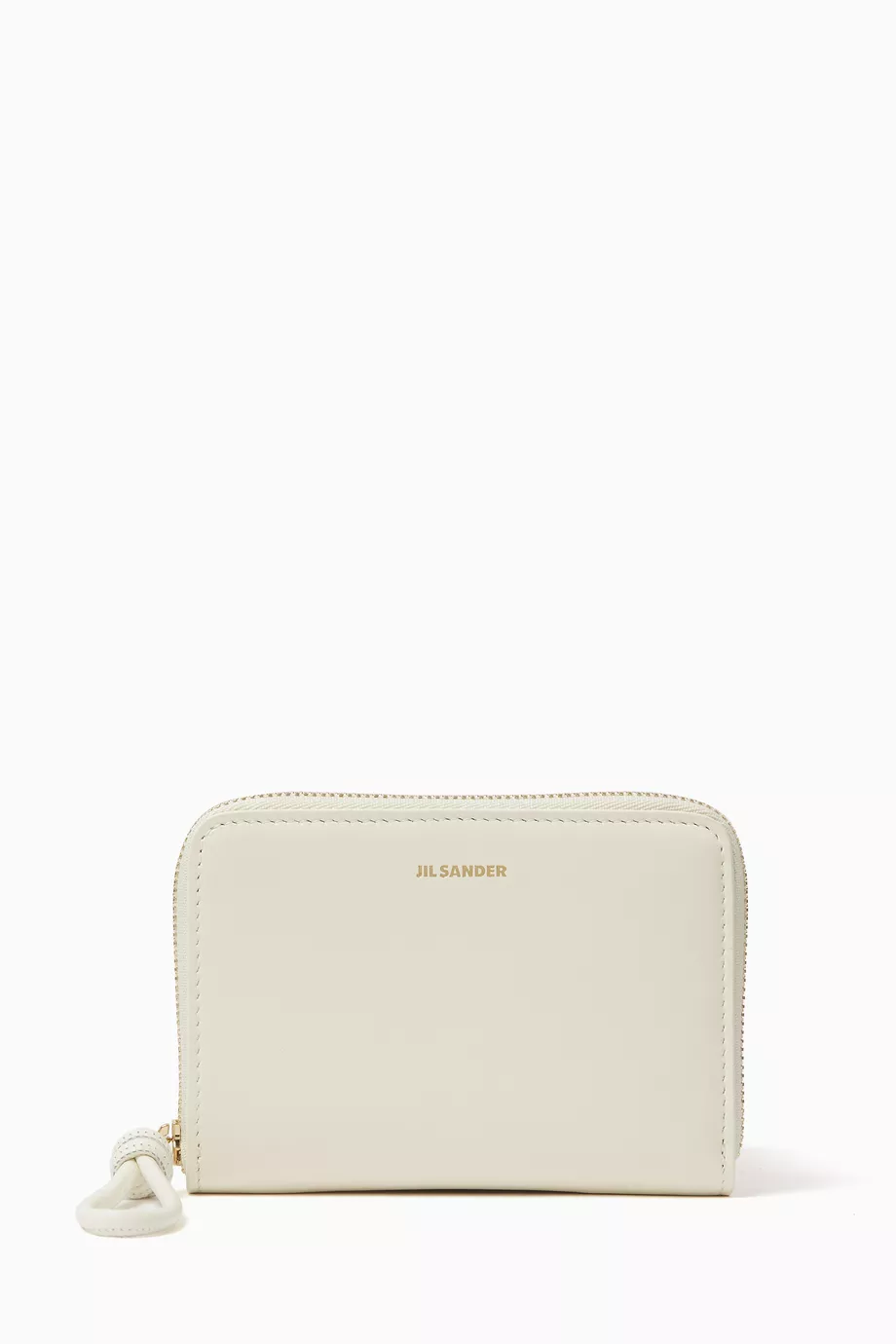 Buy Jil Sander Neutral Giro Pocket Zip-around Wallet in Smooth