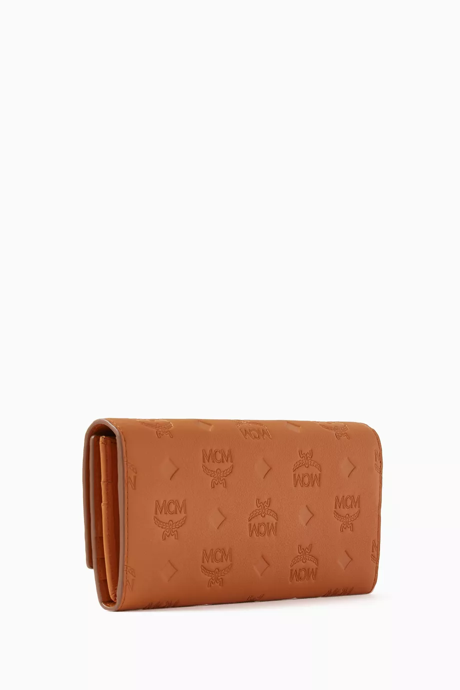 Mcm monogram hotsell leather