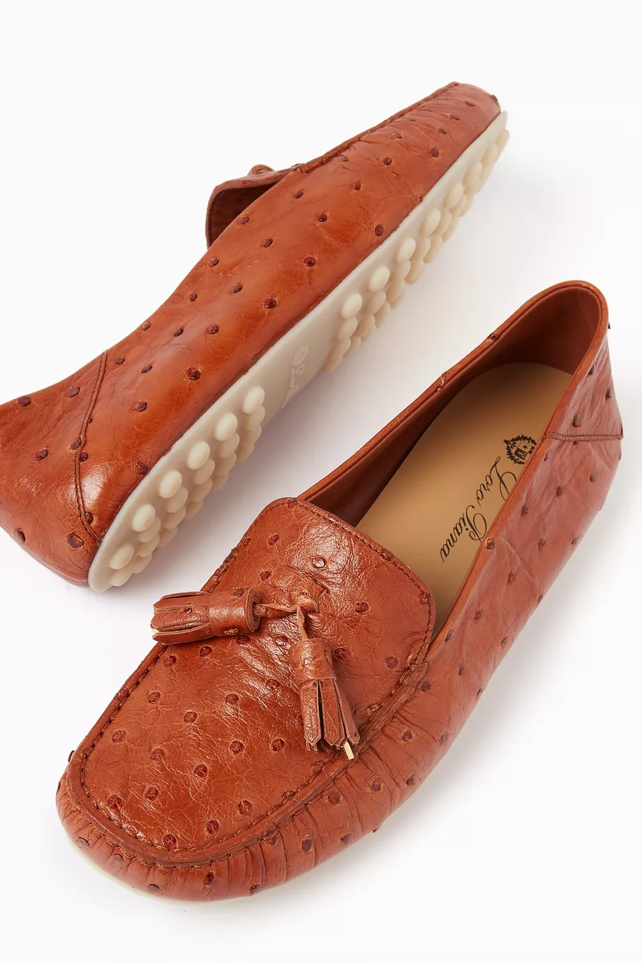 Ostrich loafers best sale