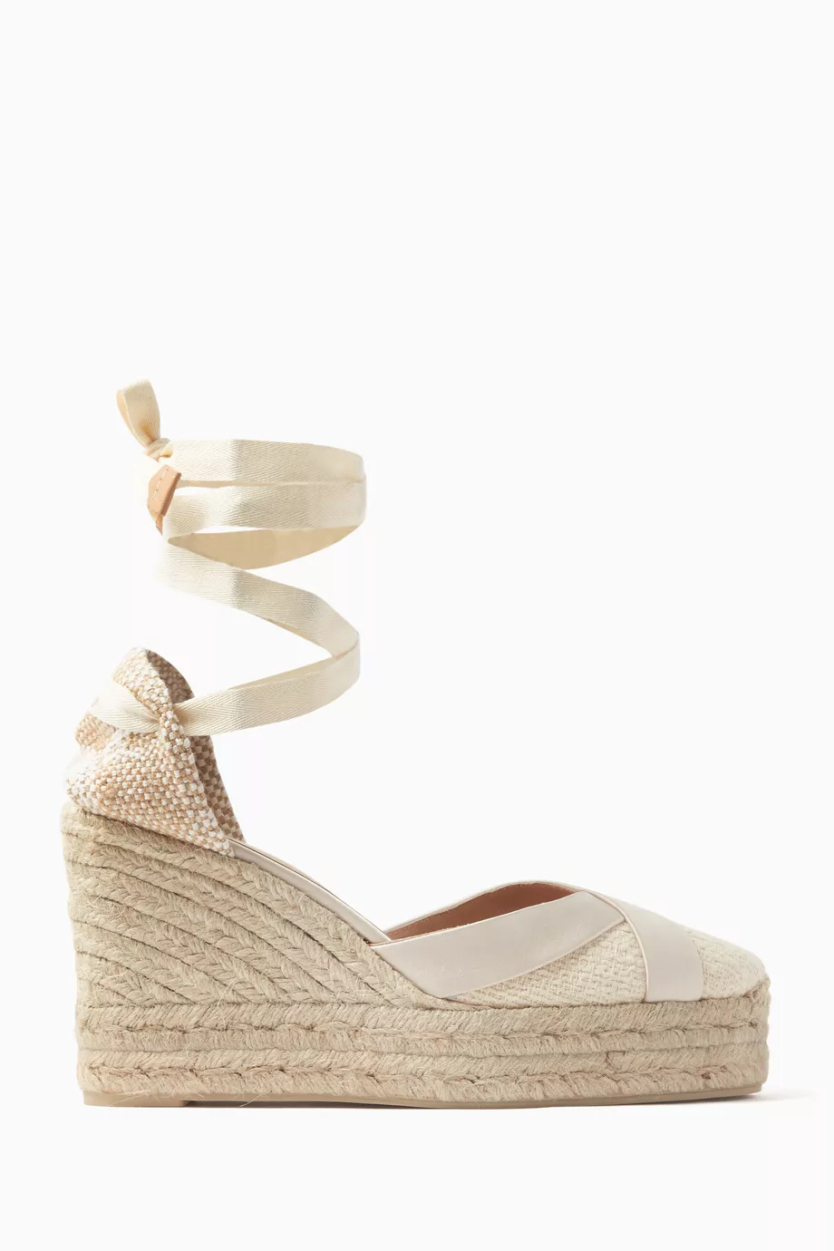 Canvas best sale espadrille wedges