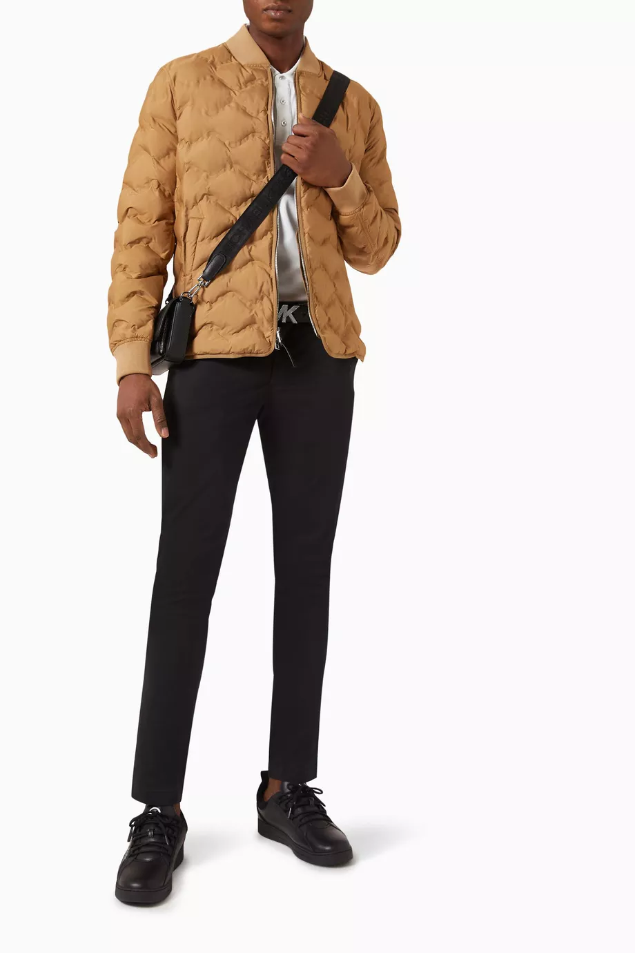 Michael kors store jacket mens brown