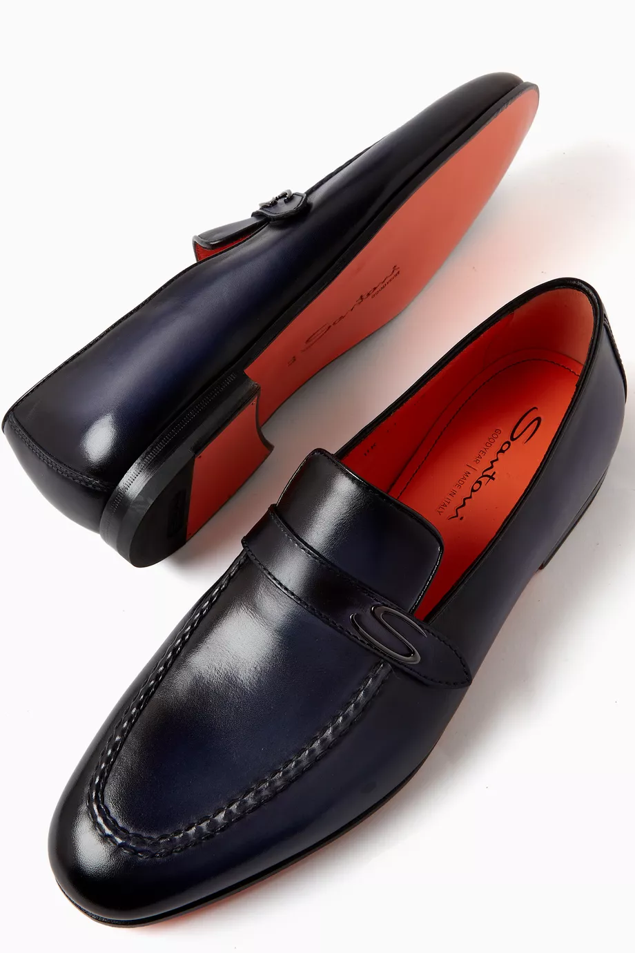 Santoni loafers hotsell