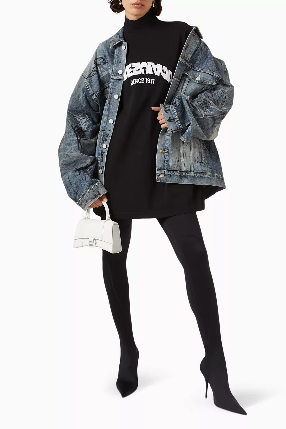 Oversized balenciaga sales