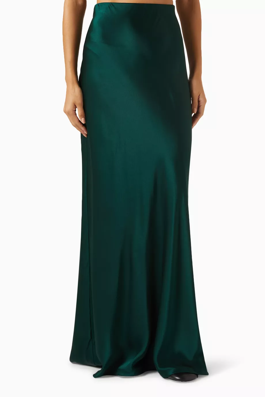 Silk maxi outlet skirt