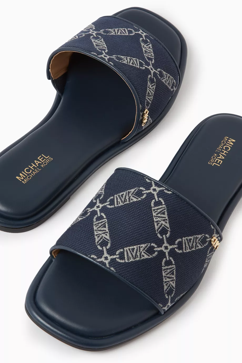 Michael kors new arrivals slides womens blue