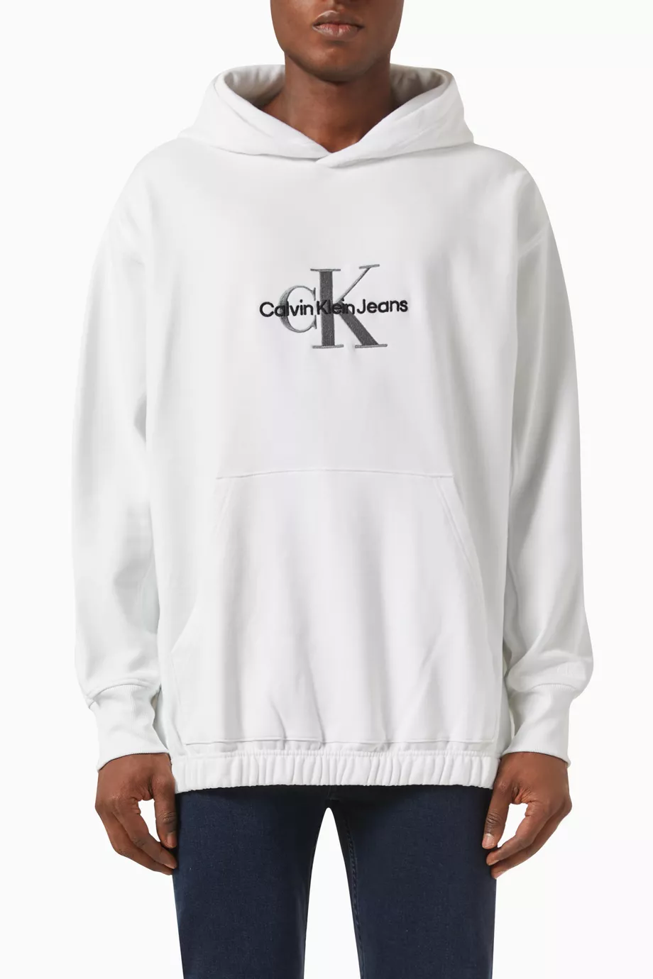 Calvin klein sale jeans white hoodie