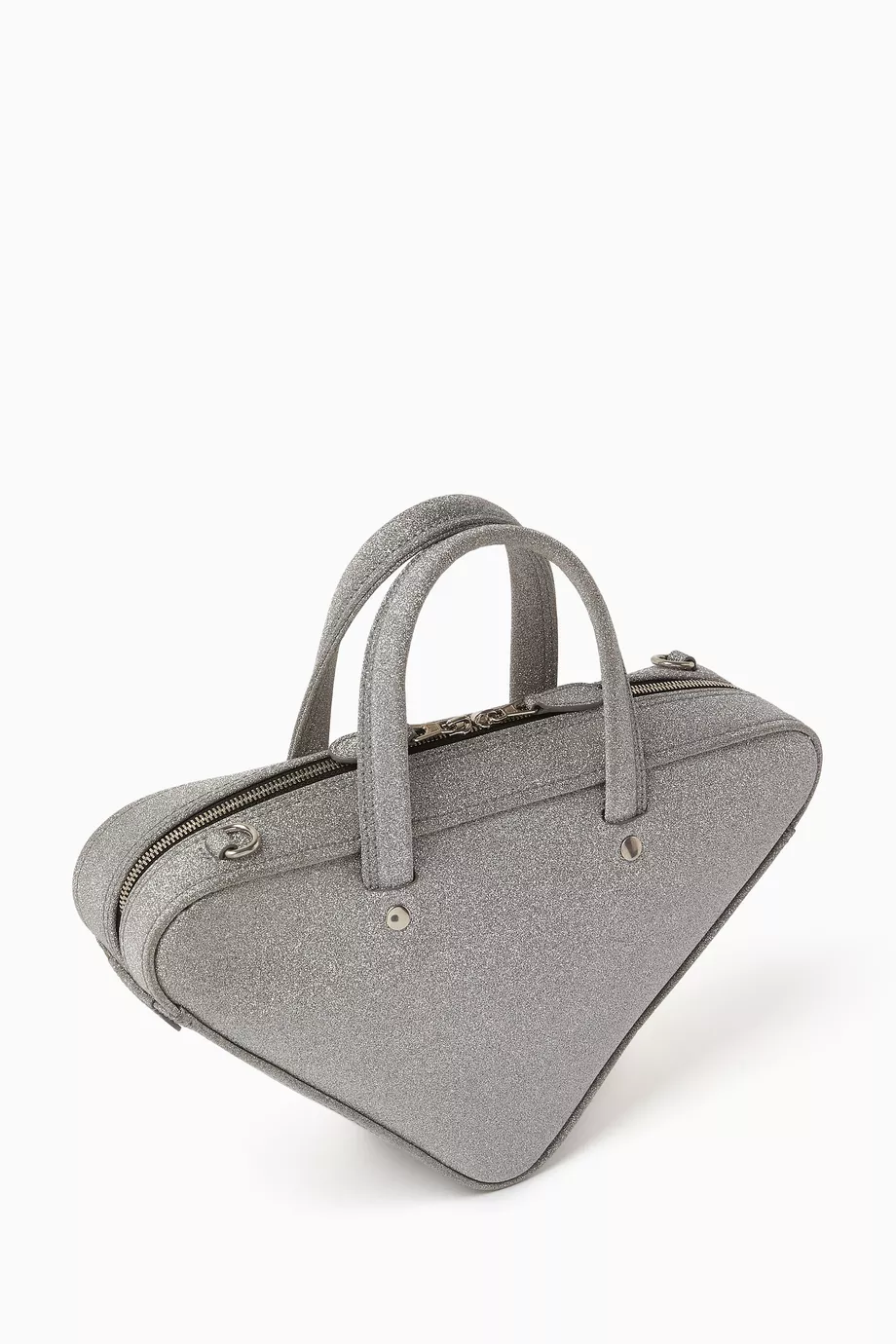 Balenciaga silver hot sale triangle bag