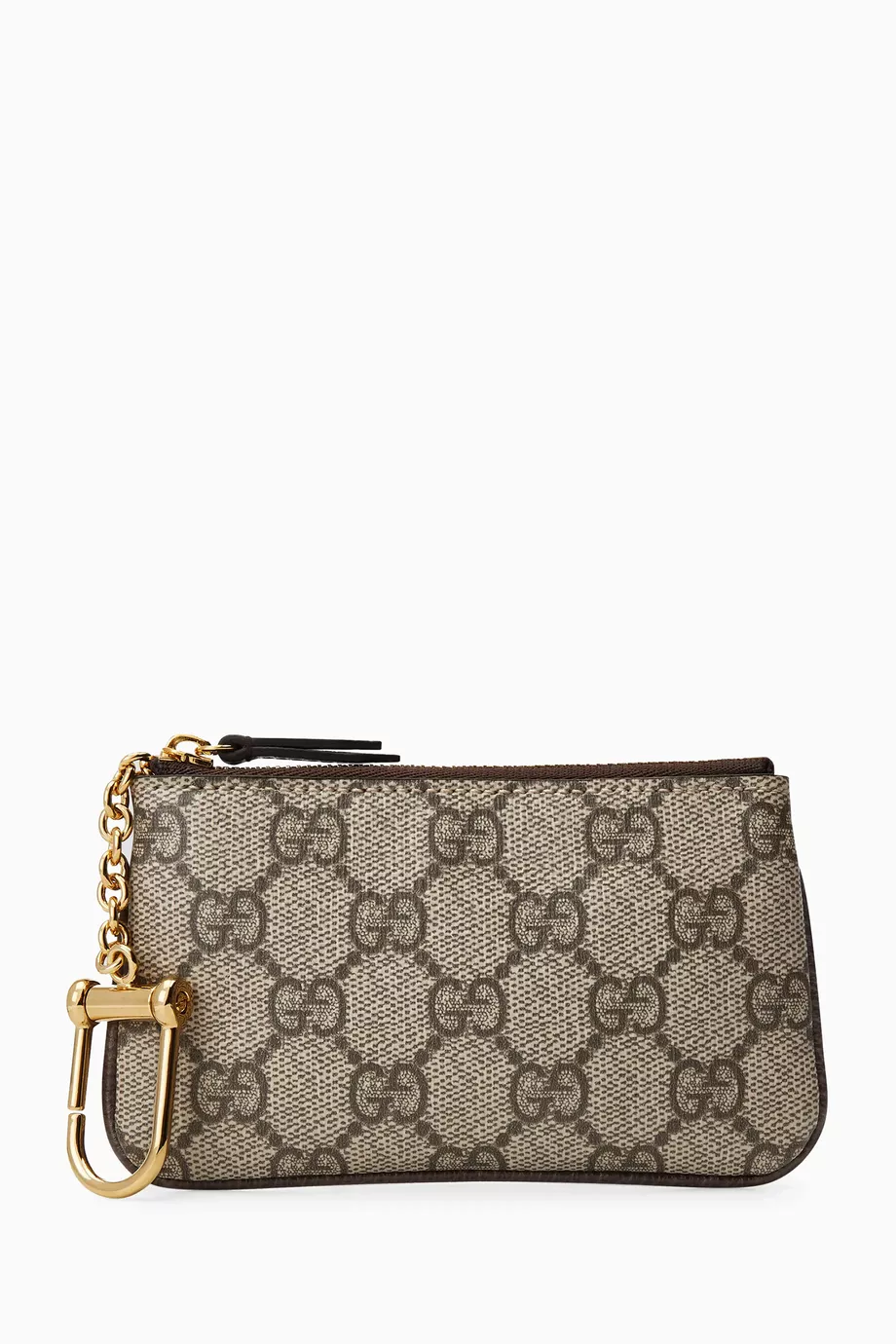 Buy Gucci Brown Ophidia Key Case in GG Supreme Canvas for Women in