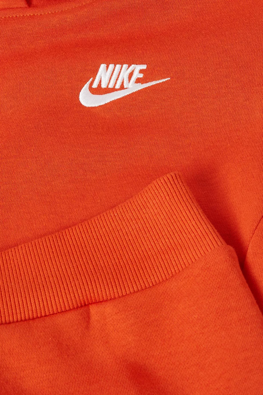 Orange and sales grey nike hoodie