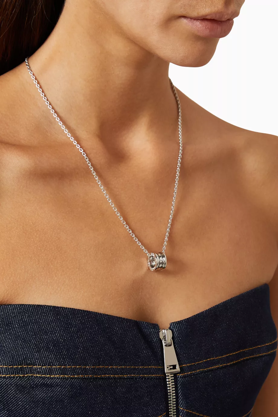 Bvlgari pendant white gold 2025