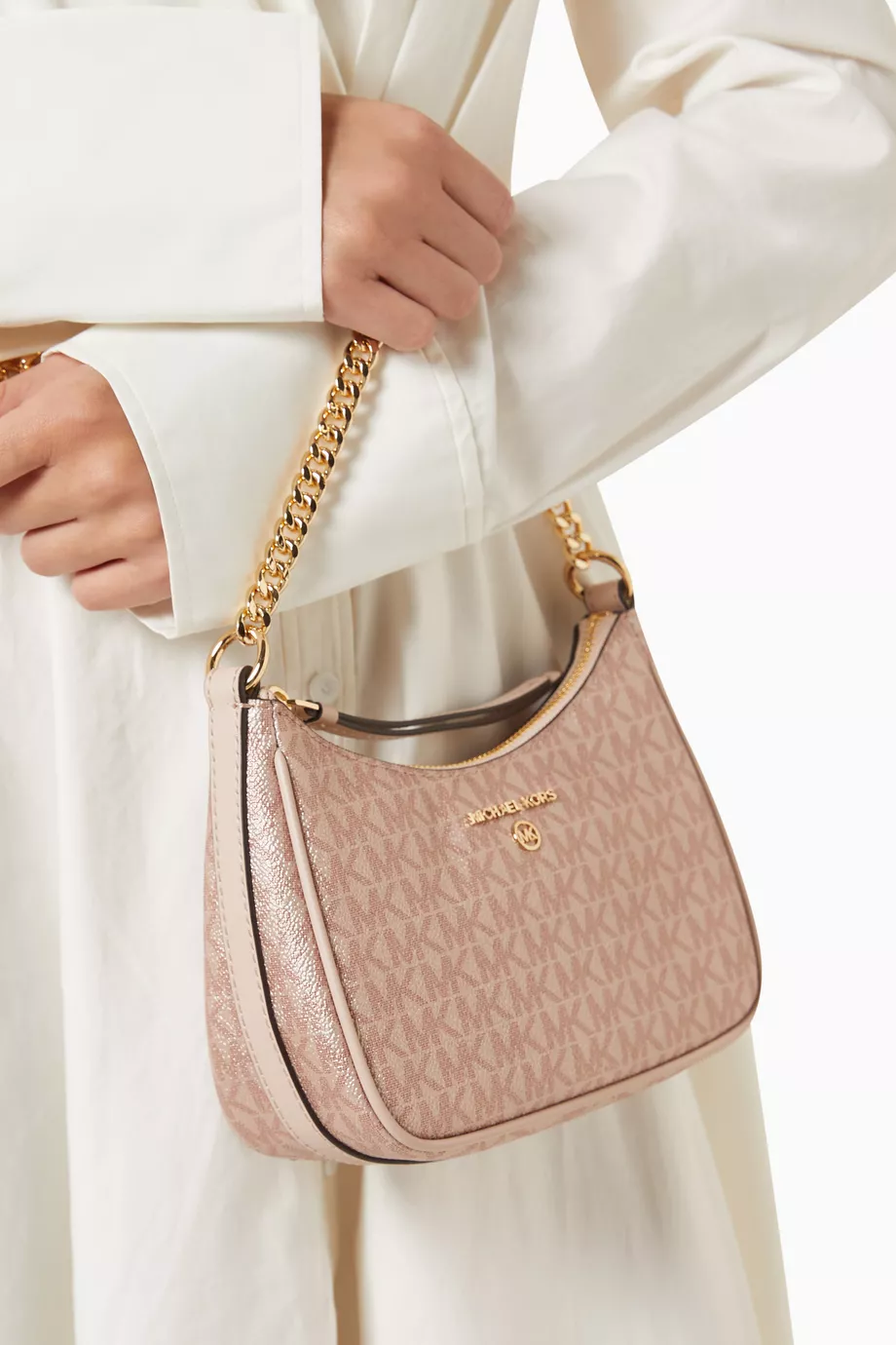Michael kors purse with signature on sale