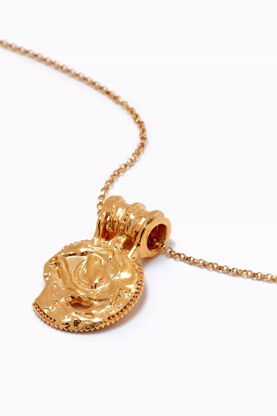 Gold cheap medallion pendant