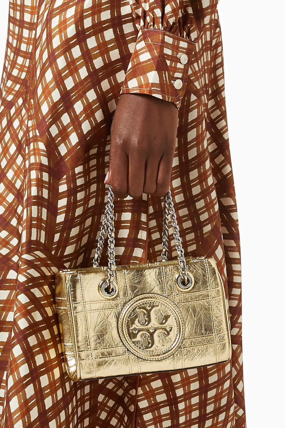 Gold tory online burch tote
