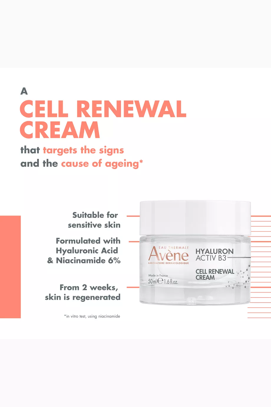 Buy Av ne Colourless Hyaluron Activ B3 Cellular renewal cream