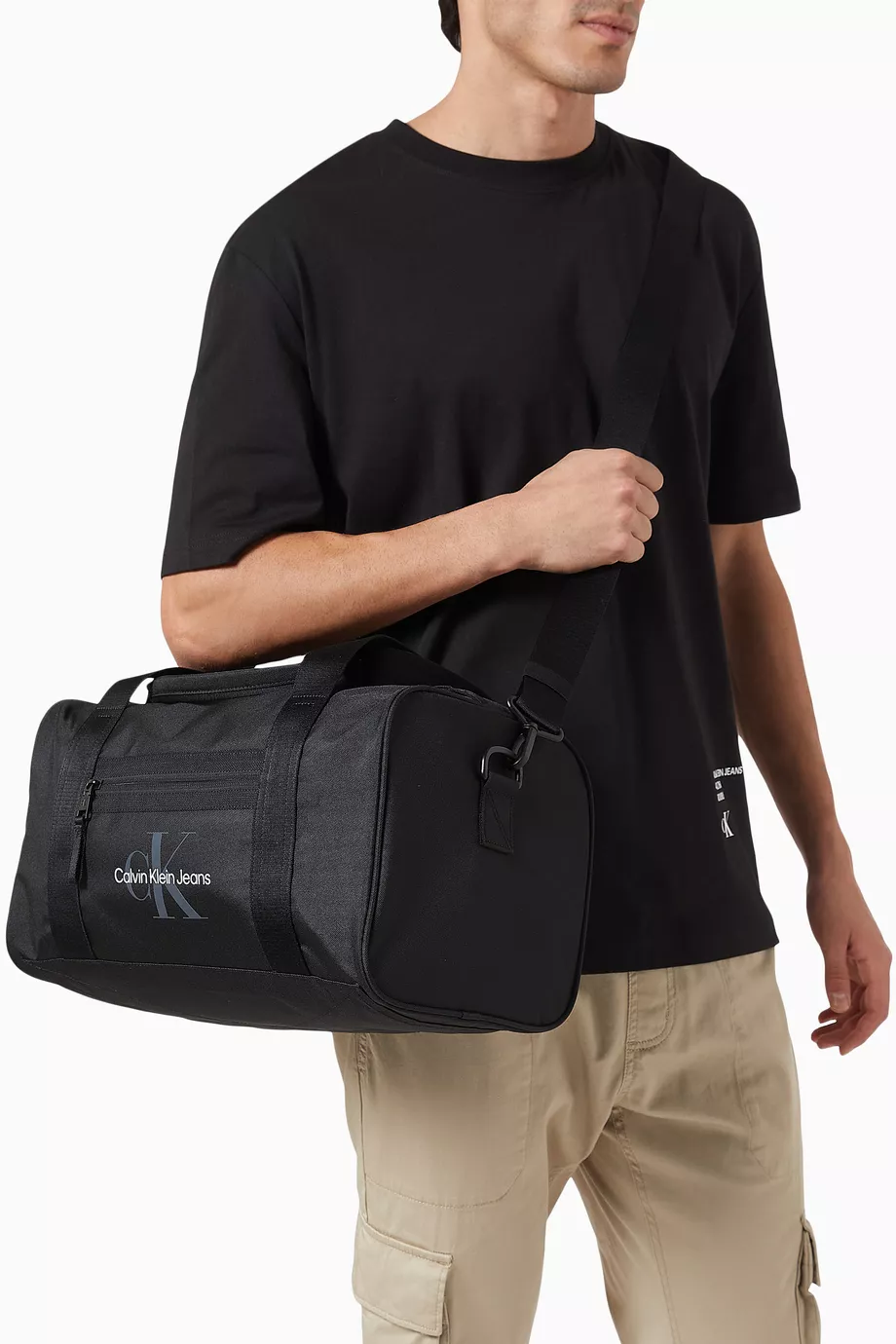 Calvin klein duffle bag top black