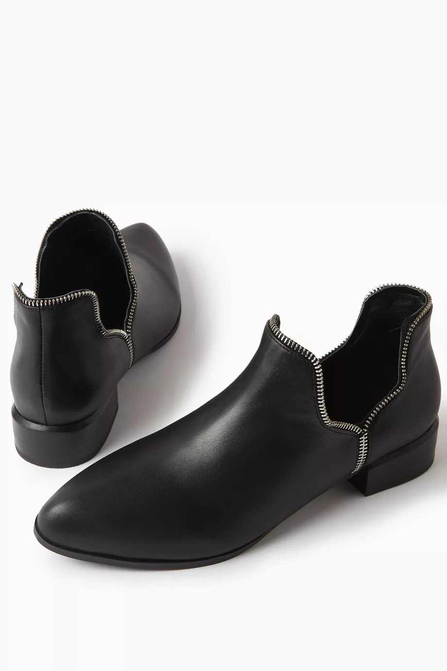 Buy Senso Black Bailey Ankle Boots in Leather for Women in UAE